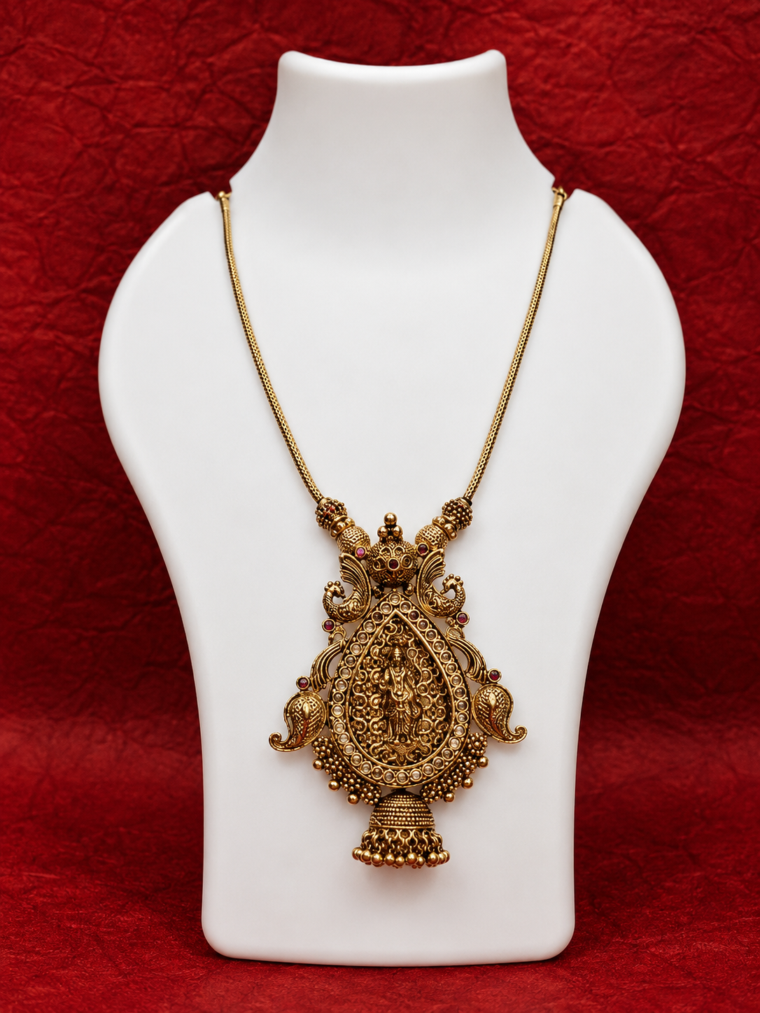 Antique Ramaleela Pendant Chain - SRIDHYA Jewellers