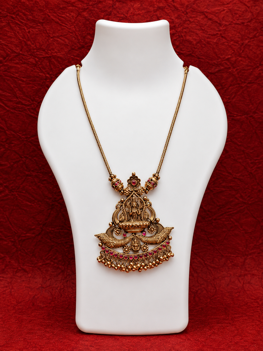 Antique Sree Rama Pendant Chain - SRIDHYA Jewellers