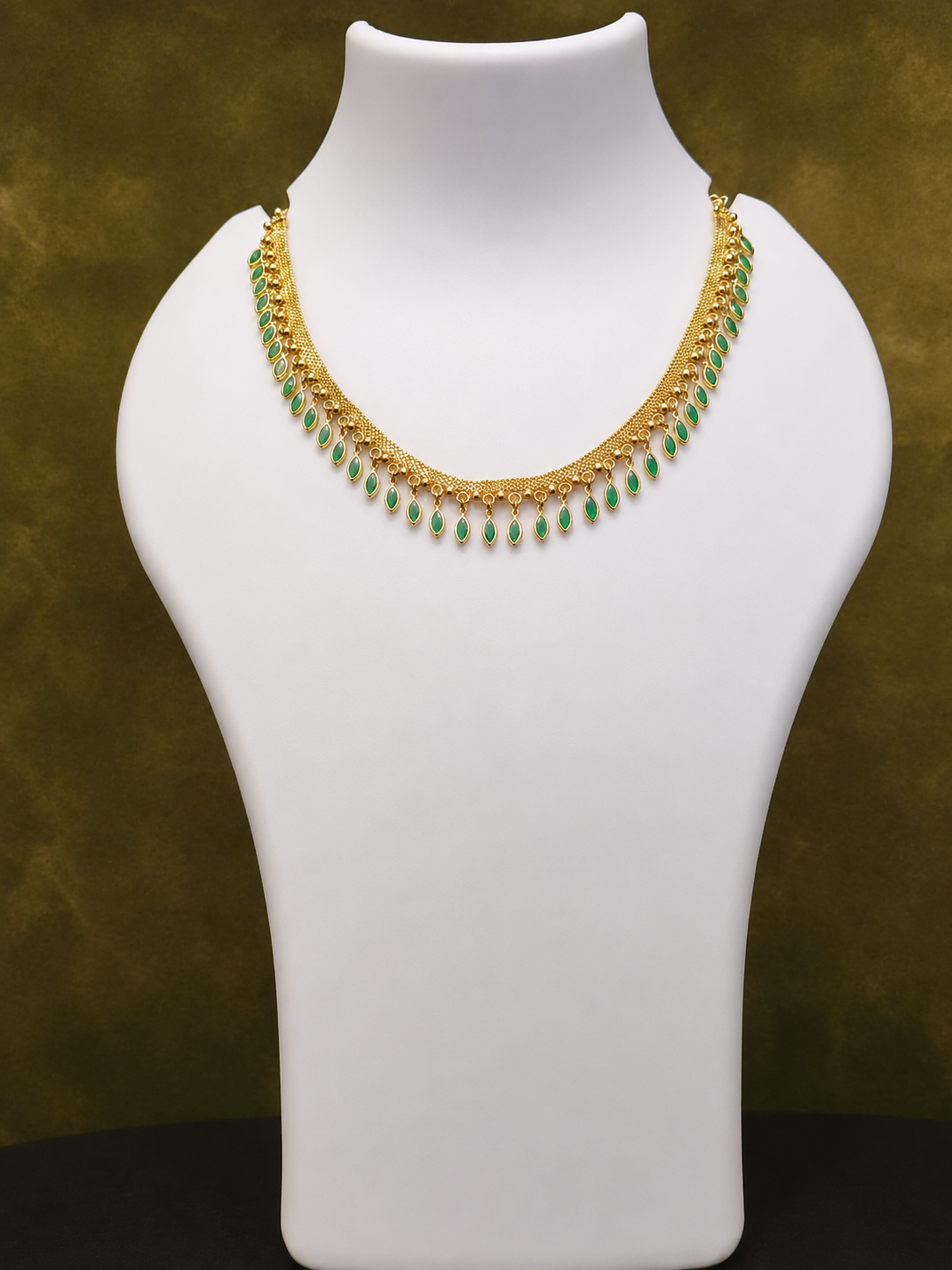 Stone Necklace - SRIDHYA Jewellers