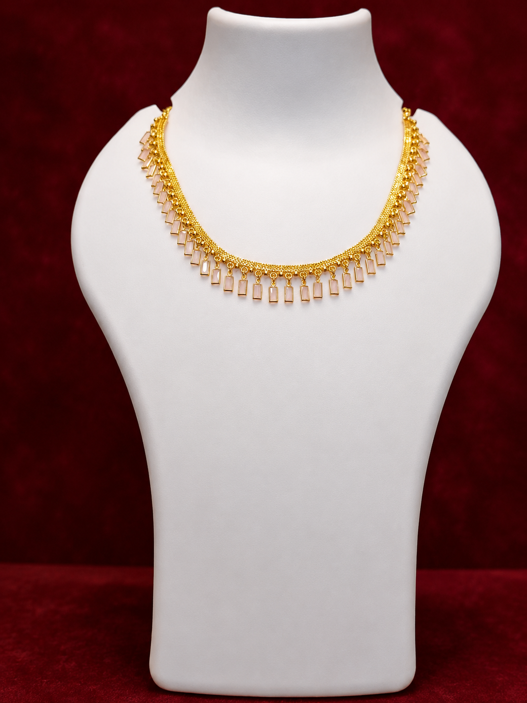Stone Necklace - SRIDHYA Jewellers