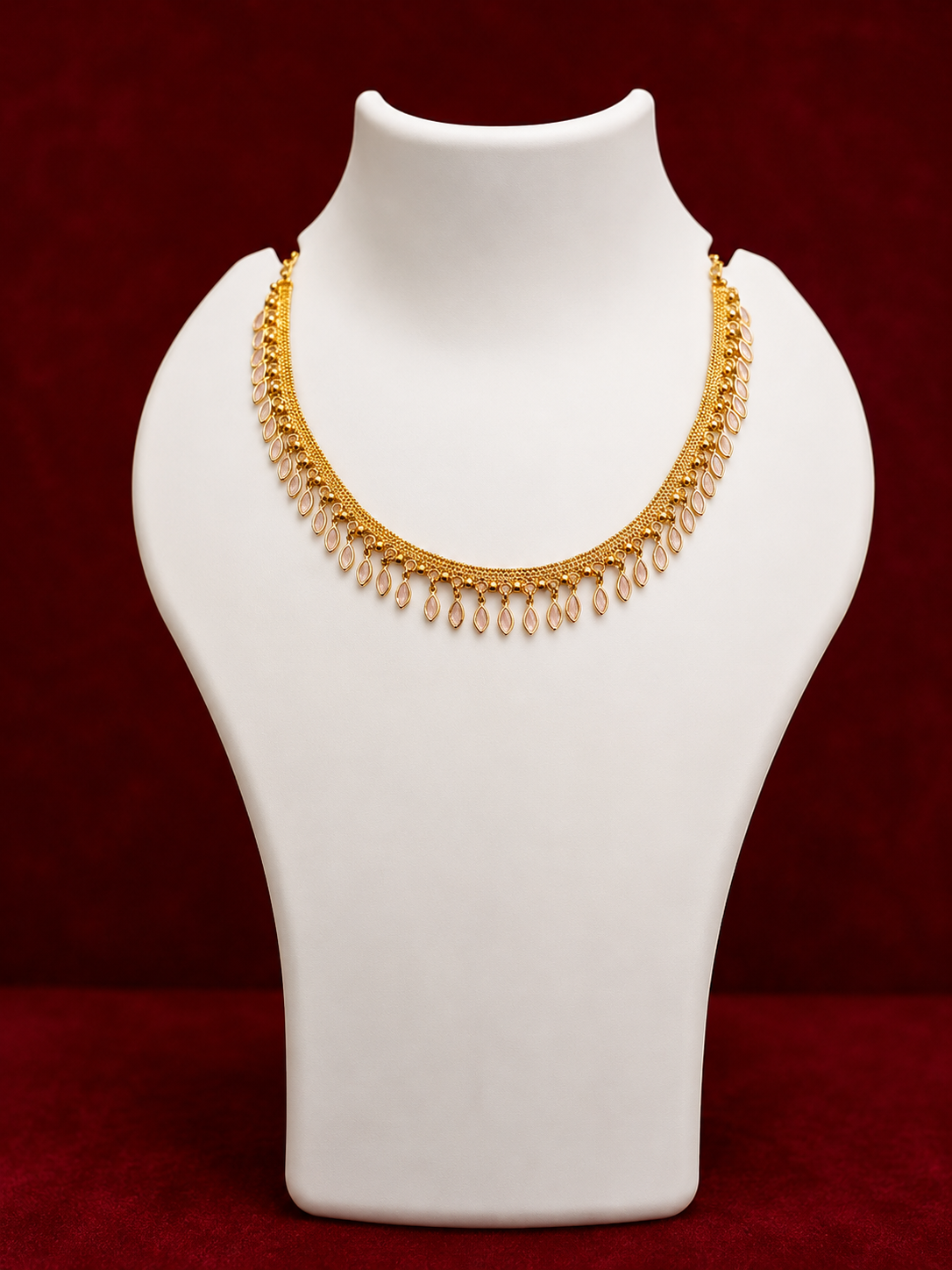 Stone Necklace - SRIDHYA Jewellers